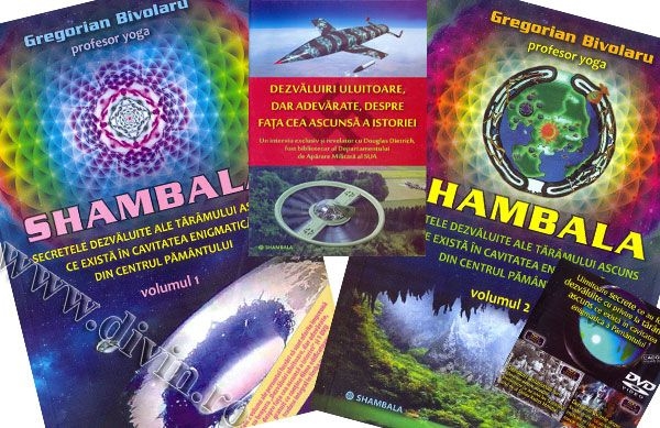 Shambala (pachet ce conține 3 cărți și un DVD). Secretele dezvăluite ale tărâmului ascuns ce există în cavitatea enigmatică din centrul Pământului