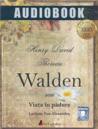 Walden sau Viata în pădure - audiobook (CD MP3)